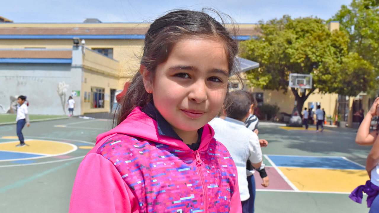 child on playground