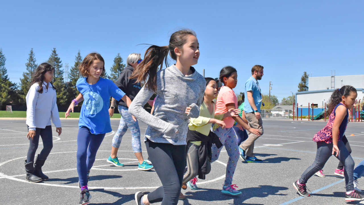 kids on blacktop